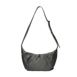 City Half Moon Messenger Bag_Khaki grey
