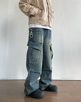 Aero Cargo Denim Pants