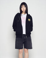26SS ベーシックロゴ ウィズ ラインフレンズ フーディジップアップ