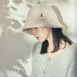 VA Stud Wool Bucket Hat / Cream