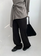 Pigenpi Cotton Semi Bootcut Pants