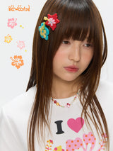 BETWEENAND original design unique Fusang flower side hair clip clip headband edge clip hair accessory