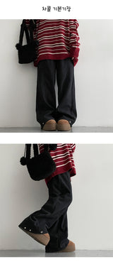Tarwin インクシジョンコーデュロイワイドパンツ