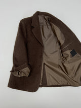 [wool 50%] フォトヘアリーシングルルーズフィットジャケット