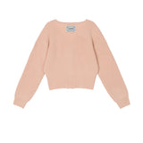 Y-Neck Hachi Sweater Cardigan Coral