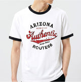 エッセンシャルスタンダード半袖リンガーTシャツアリゾナ ホワイト
