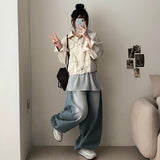 Dattistich Hem String Cotton Jacket