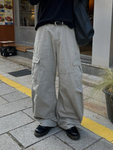 Rover Washed Curved Cargo Pants (5colors)