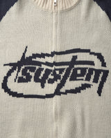 Corel Two-Way Raglan Knit Zip-Up