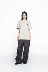 25SS ボックスベーシックロゴショートスリーブTシャツ エッセンシャルベージュ