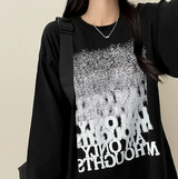 NT グラディエントノイズプリンティド長袖Tシャツ