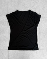 BELL DRAPE WRAP T-SHIRT