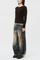 (W) Bene Dobule Top (5color)