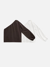Arc One Shoulder Blouse (2c)