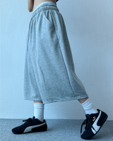 スウェットバミューダパンツ🖤🩶🤍 - 3 カラーズ