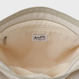 Buckle Cross Bag (Check Ivory)