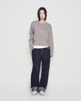 25FW ROLL UP DENIM PANTS