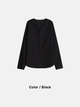 シロウサマーノーカラーシャツ 2C