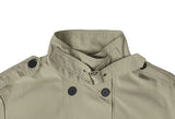 Barin Trench Crop Buckle Short Jacket