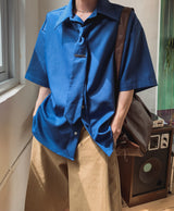 [MADE][Tie SET] Ocean denim tie half shirt (2 color)