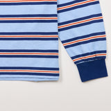 マルチストライプシンボルTシャツ ブルー