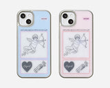 [MADE] [PHONE CASE] キューピッド (ブルー)