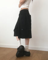 [MADE] Simo Pigment Banding Cotton Long Wide Pants