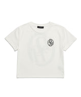 DOUBLE LINE STACK LOGO CROP T-SHIRTS