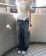 クリックドラッピングワンストラップボタントップ