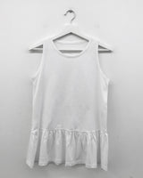 Antique frill sleeveless top (4color)