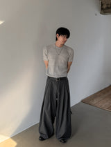Robel Pintuck Balloon Wide Slacks