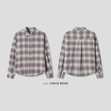 Louis Tartan Collar Check Shirt (1 color)