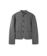 [DOJINOI] POT CROP JACKET GREY