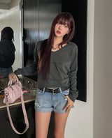 Pigment Dekki Pocket V-Neck Hoodie