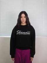 26ss SHAMONE エンブロイダリースウェットシャツ 2color