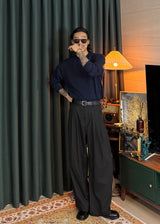 Men's カシミアウォッシャブルラウンドニット 20COLOR
