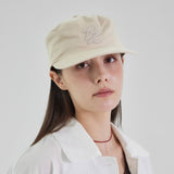 Chain Flow VZ Pillbox Cap Beige