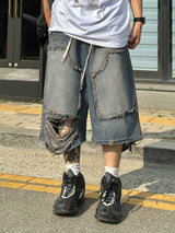 Blue low vintage half pants 1C