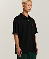 939 スモールロゴポロTシャツ (ブラック)