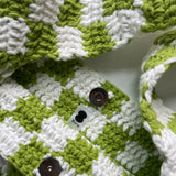 [MADE] Étang Baguette Bag | Checkerboard Green