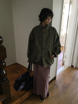 リニュー ニット ロング スカート (2color)