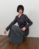 SHIRRING STRAP BLOUSE