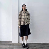 Structural Overlap Wide Shorts