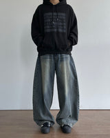 Dart Balloon Denim Pants 3C