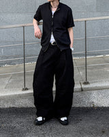 Aven Linen Two-Tuck Wide Pants