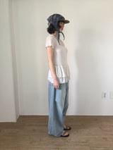 Ruffle Deep Crewneck Nashi (3color)