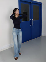 SOFT BLUE LINE WIDE DENIM code 26212