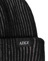 25FW TWO TONE LABEL POINT BEANIE