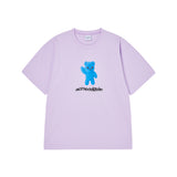 25SS ALIEN BEAR SHORT SLEEVE T-SHIRT LIGHT PURPLE