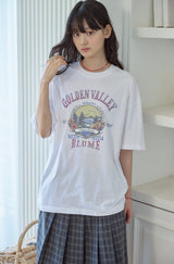 26SS★ Valley Garden White Short Sleeve Tee